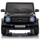 Черная машина с пультом управления, Mercedes-Benz G500 EVA-колёсами и кожаным сиденьем, JE-340 (8610042-4CR/XMX627)