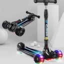 Самокат Черный / Голубой TRO-45 (3870004-4P) C