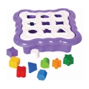Игрушка - сортер "Умные фигурки" 10 эл. Фиолетовый