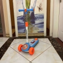 Самокат Голубой / Оранжевый TRO-58 (BC109) C