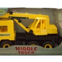 Авто Кран Middle Truck желтый в коробке Y - 291 (39491)