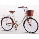 Велосипед VL - 668 26" (BYSBLN with basket) Желтый