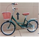 Велосипед VL - 669 26" (BYSBLN with basket) Темно-зеленый