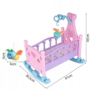 Кроватка-качалка для кукол JU-6884 H13729001