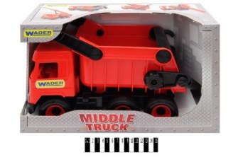 Авто "Middle Truck" самосвал (красный) в коробке