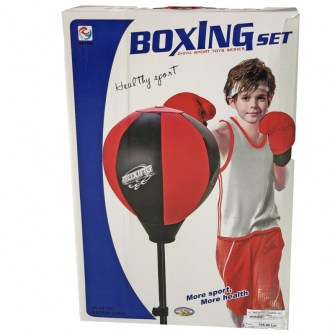 Набор для бокса: груша малая на подставке и перчатки «Boxing Set» модель JU-4452: продажа оптом и в розницу