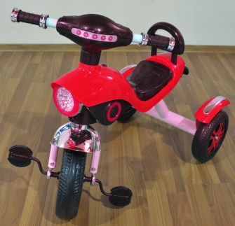 Трёхколёсный велосипед для детей модель TR-378 цвет красный: продажа оптом и в розницу по ценам от производителя